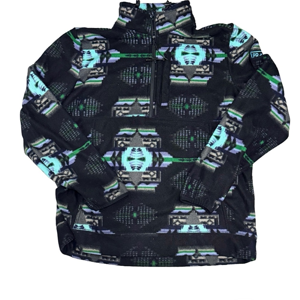 Panhandle Aztec Pattern Men's Pullover 1/4 Zip Sweater